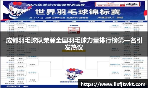 成都羽毛球队荣登全国羽毛球力量排行榜第一名引发热议